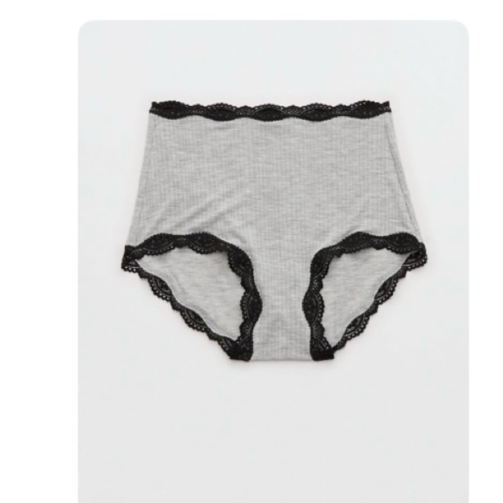 NWT Aerie Superchill Modal Lace High Waist Boybrief Panty